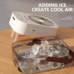 پنکه رومیزی مدل چراغدار